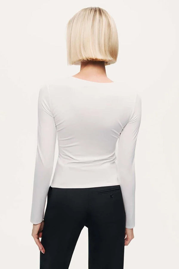 Drape Detaylı Bluz Nocturne