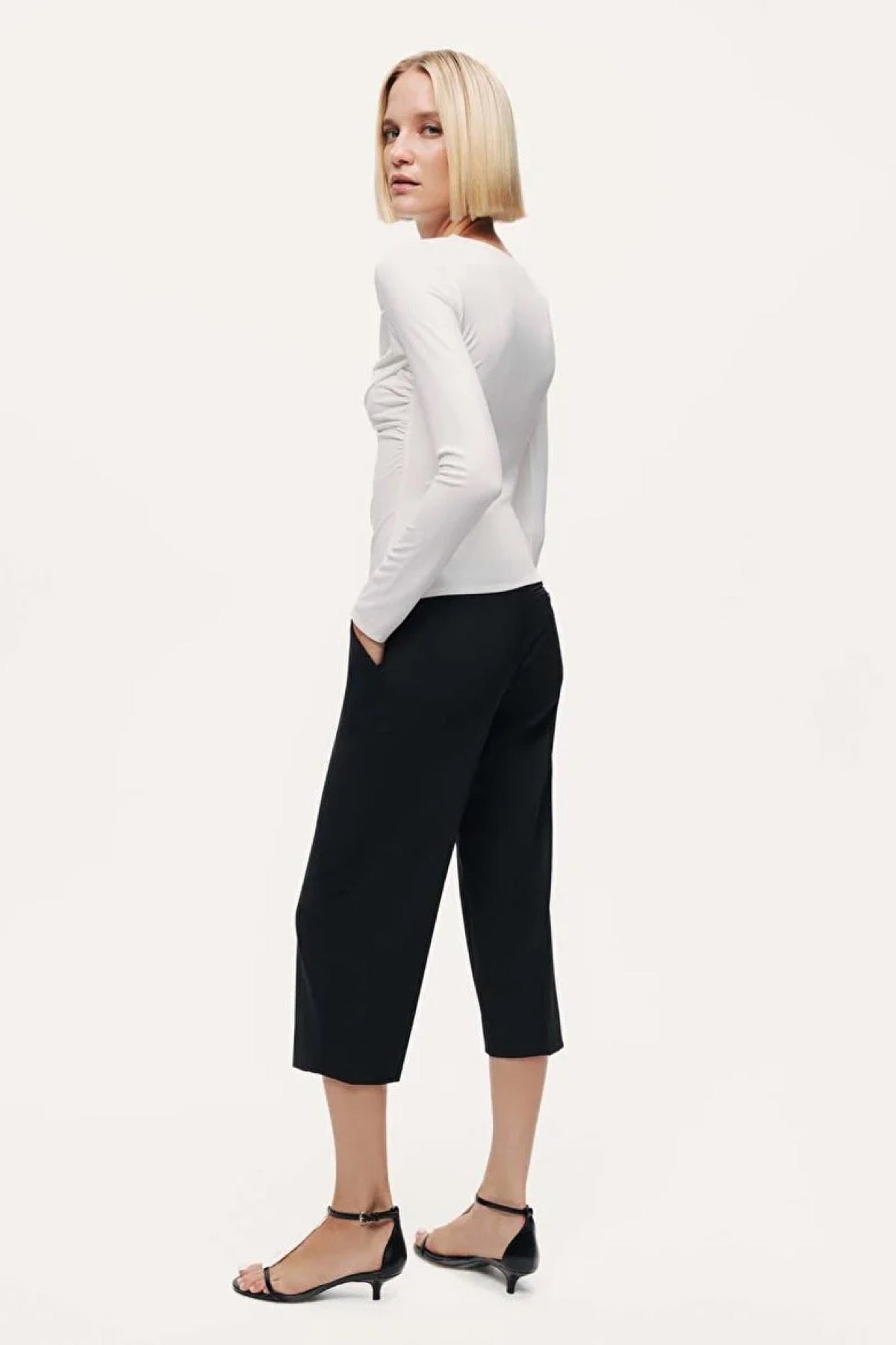 Drape Detaylı Bluz Nocturne