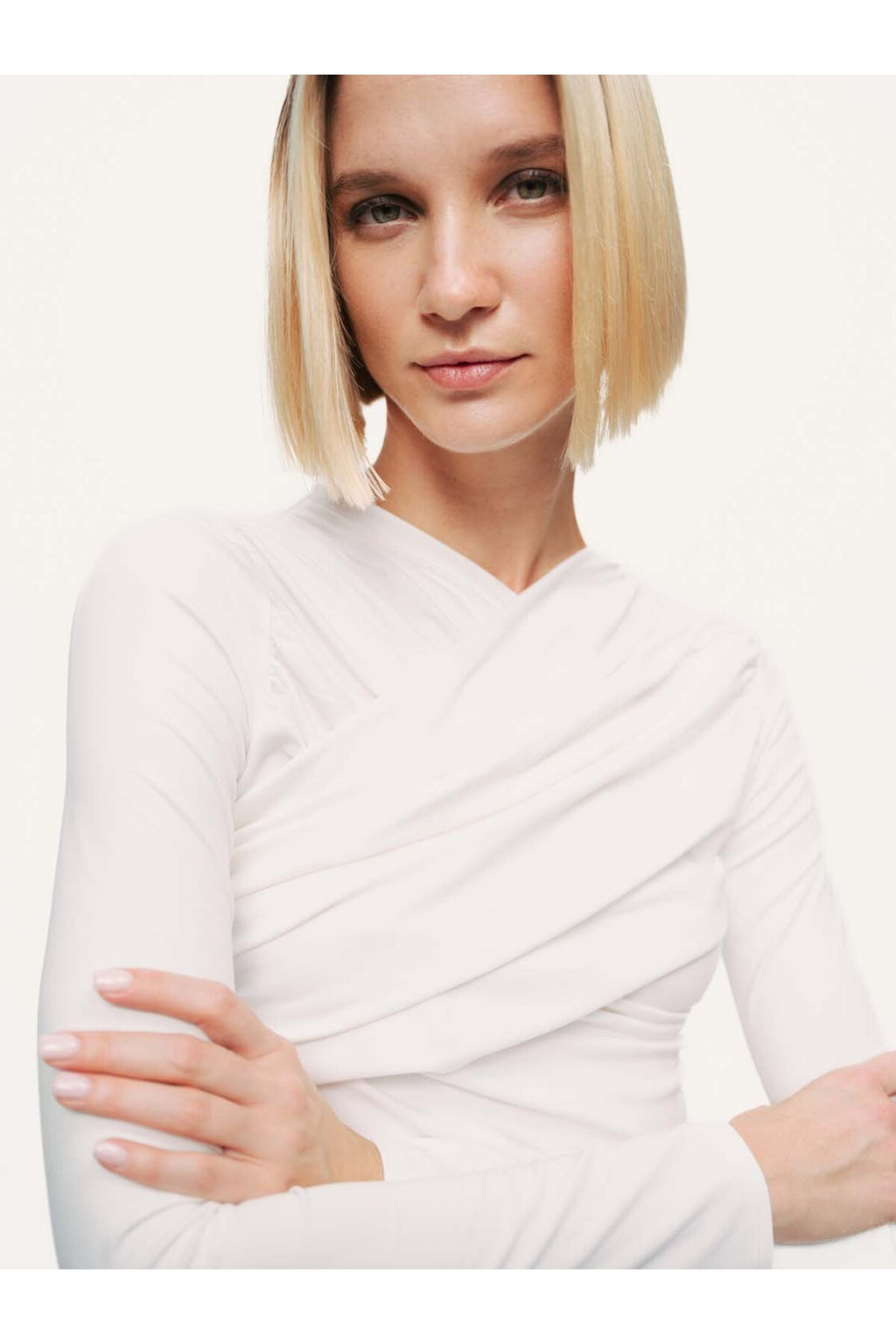 Drape Detaylı Bluz Nocturne