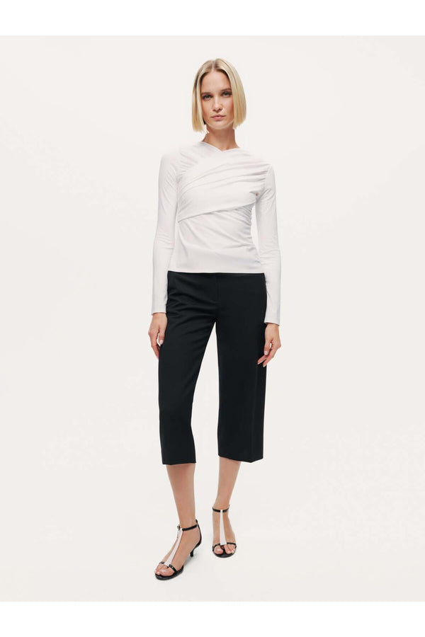 Drape Detaylı Bluz Nocturne