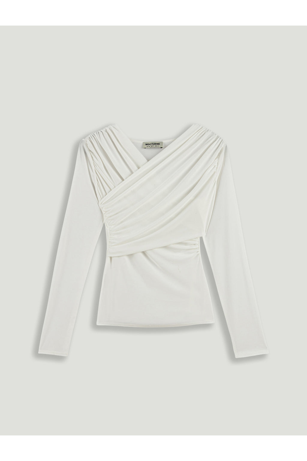 Drape Detaylı Bluz Nocturne