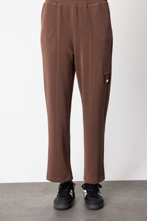 Düğme Detaylı Bol Paça Pantolon On