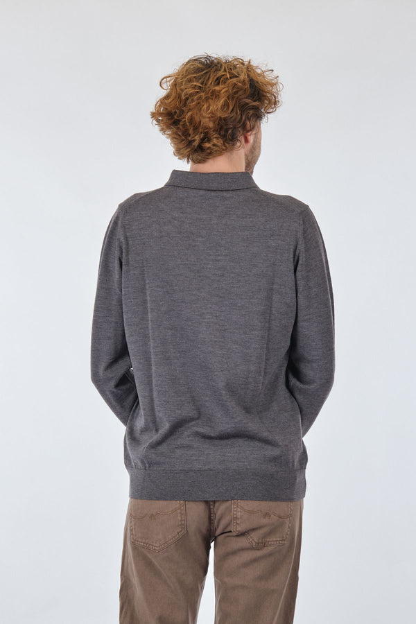 E.Muracchını Minimalist Uzun Kol Polo Yaka Erkek Kazak - Günlük Stil