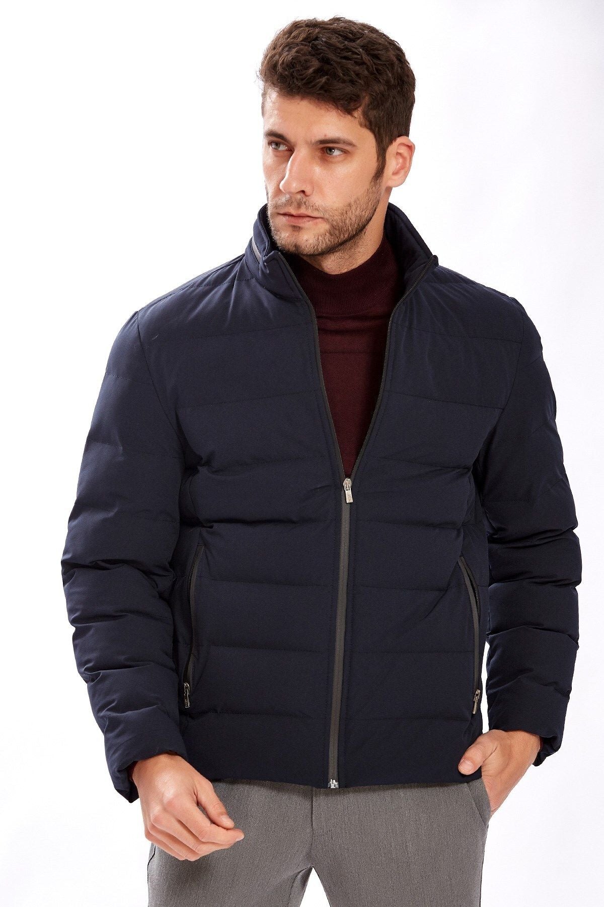 Ecer Minimalist Regular Fit Erkek Kışlık Mont Main image
