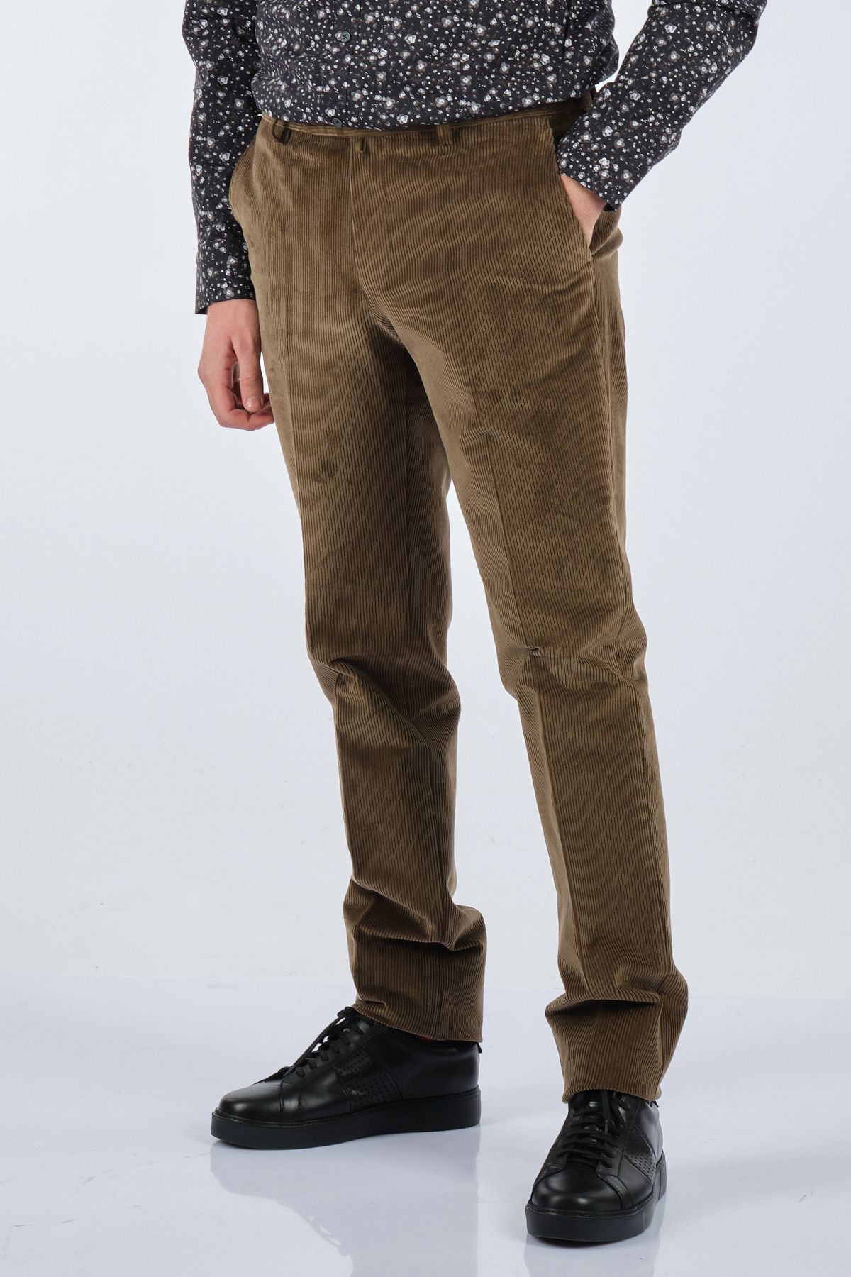 Ecer Minimalist Kadife Erkek Pantolon - Regular Fit - Günlük & Şık Main image