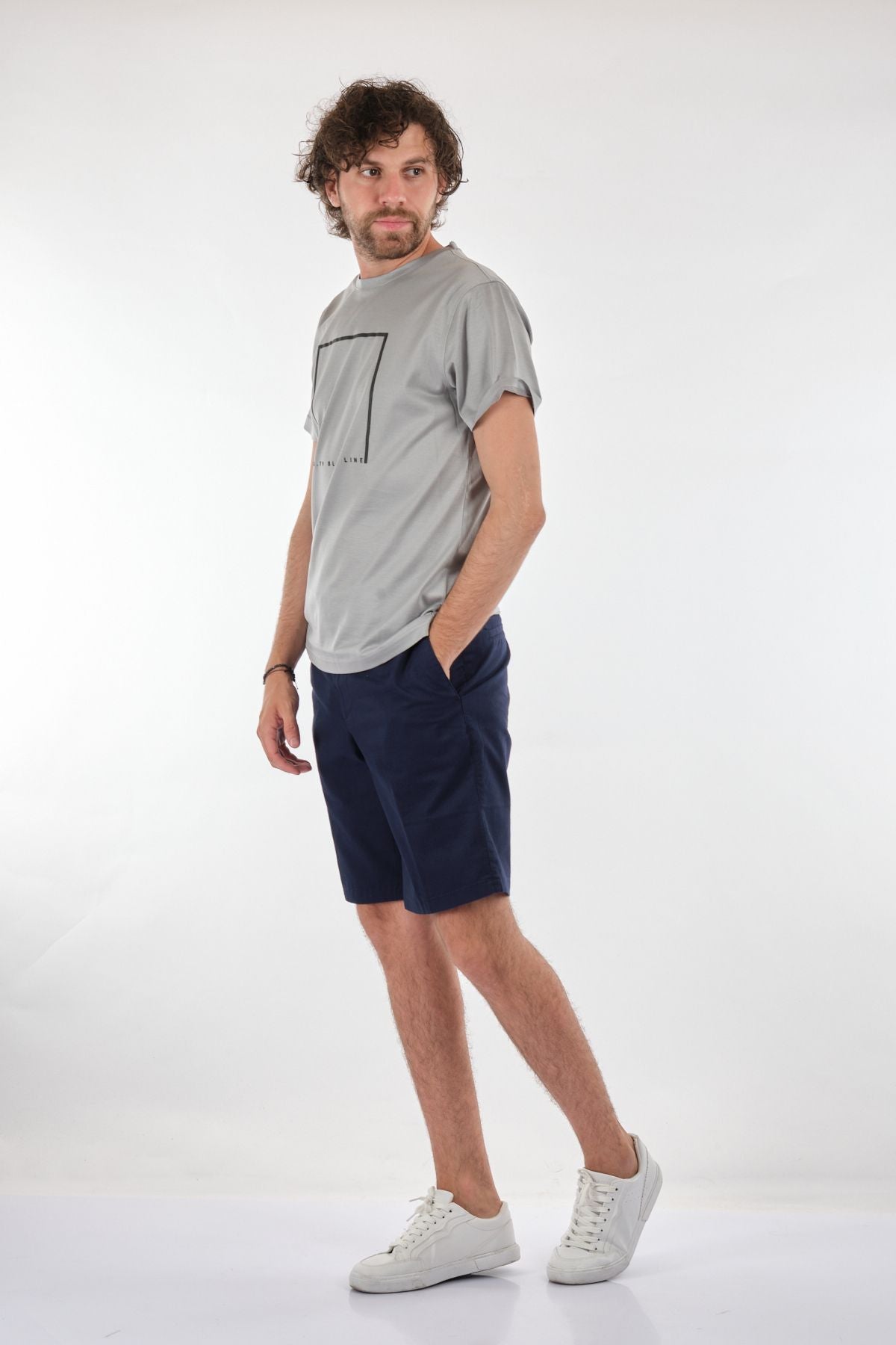 Ecer Minimalist Erkek Şort - Günlük, Rahat, Regular Fit Secondary image