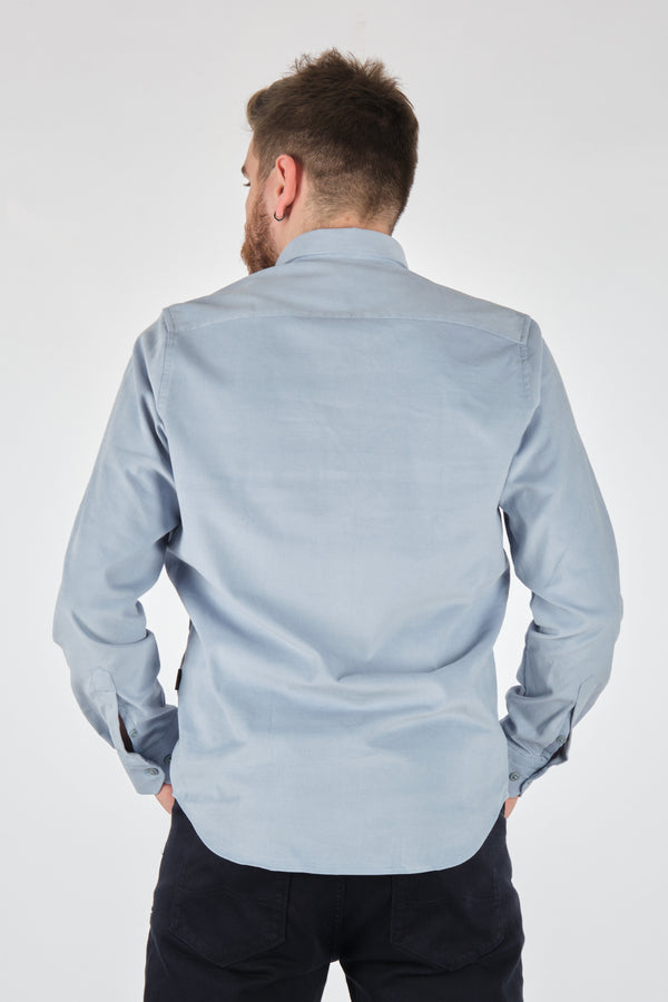 Ecer Erkek Uzun Kol Kadife Gömlek - Minimalist & Şık