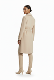 Ekol Belted Coat with Epaulette Sleeves