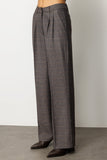 Ekol Plaid Wide Leg Trousers