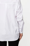Ekol Oversize Gömlek Yaka Uzun Kollu Minimalist Kadın Bluz - Günlük & Şık