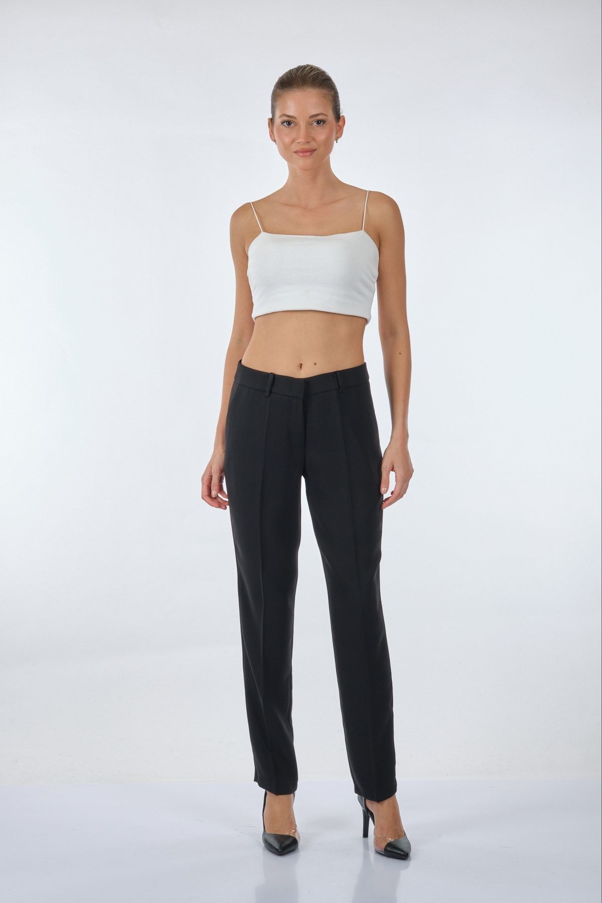 Ekol Kadın Minimalist Regular Fit Pantolon - Günlük & İş Main image