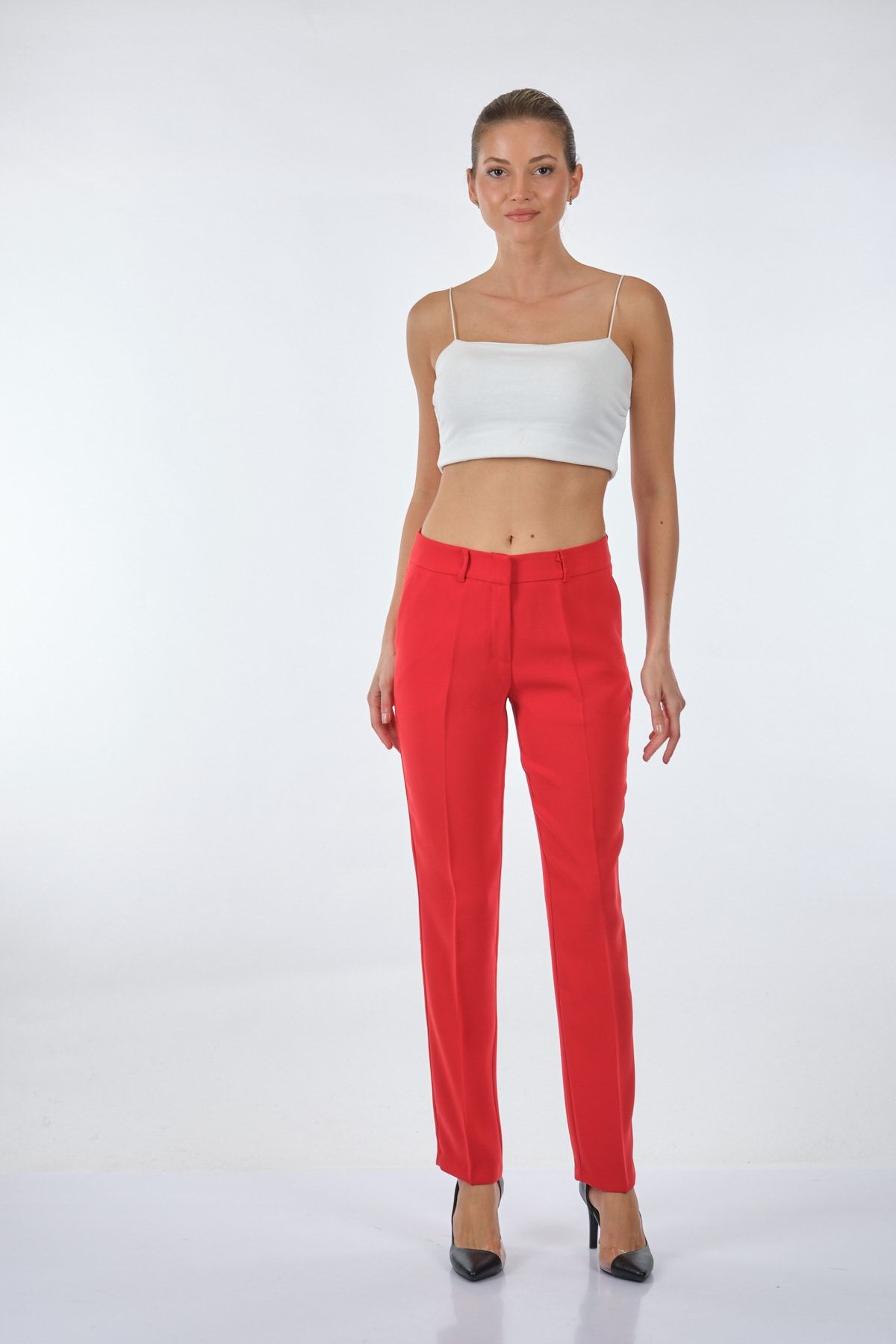 Ekol Kadın Minimalist Regular Fit Pantolon - Günlük & İş Main image