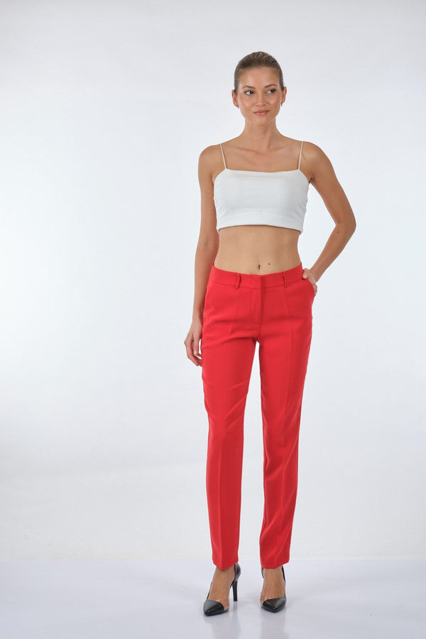 Ekol Kadın Minimalist Regular Fit Pantolon - Günlük & İş