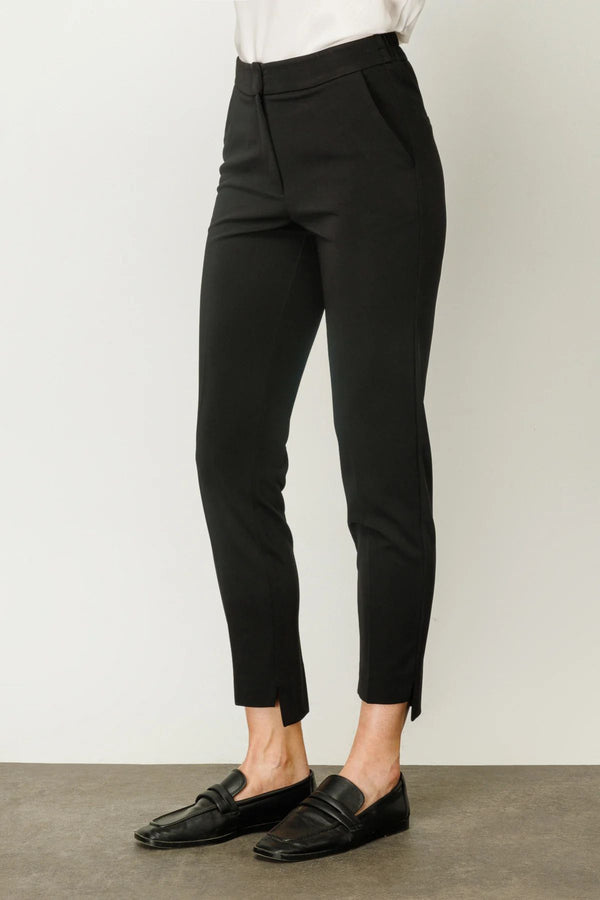 Ekol Minimalist Kadın Pantolon - 7/8 Boy Yüksek Bel - Günlük & Ofis