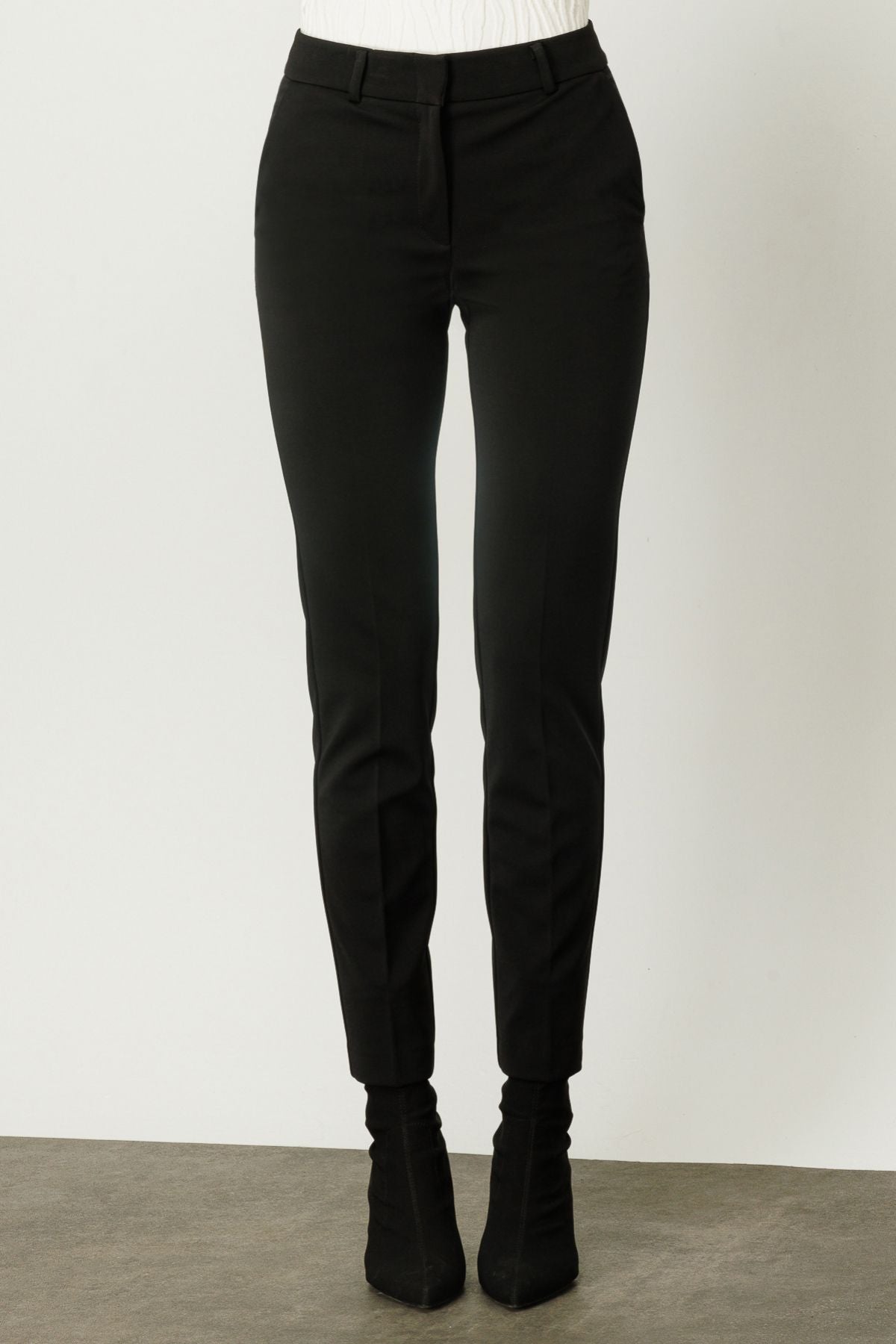 Ekol Minimalist Yüksek Bel Slim Fit Kadın Pantolon - Günlük & İş