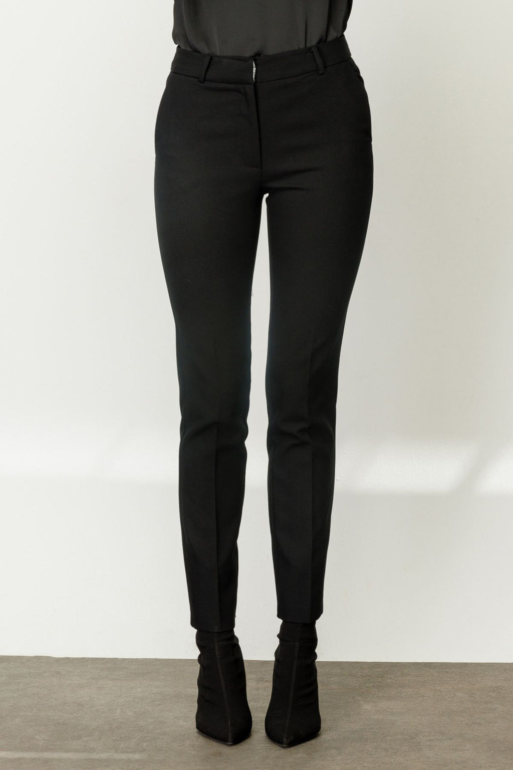 Ekol Minimalist Kadın Pantolon - Midi Boy, Regular Fit, Günlük Kullanım