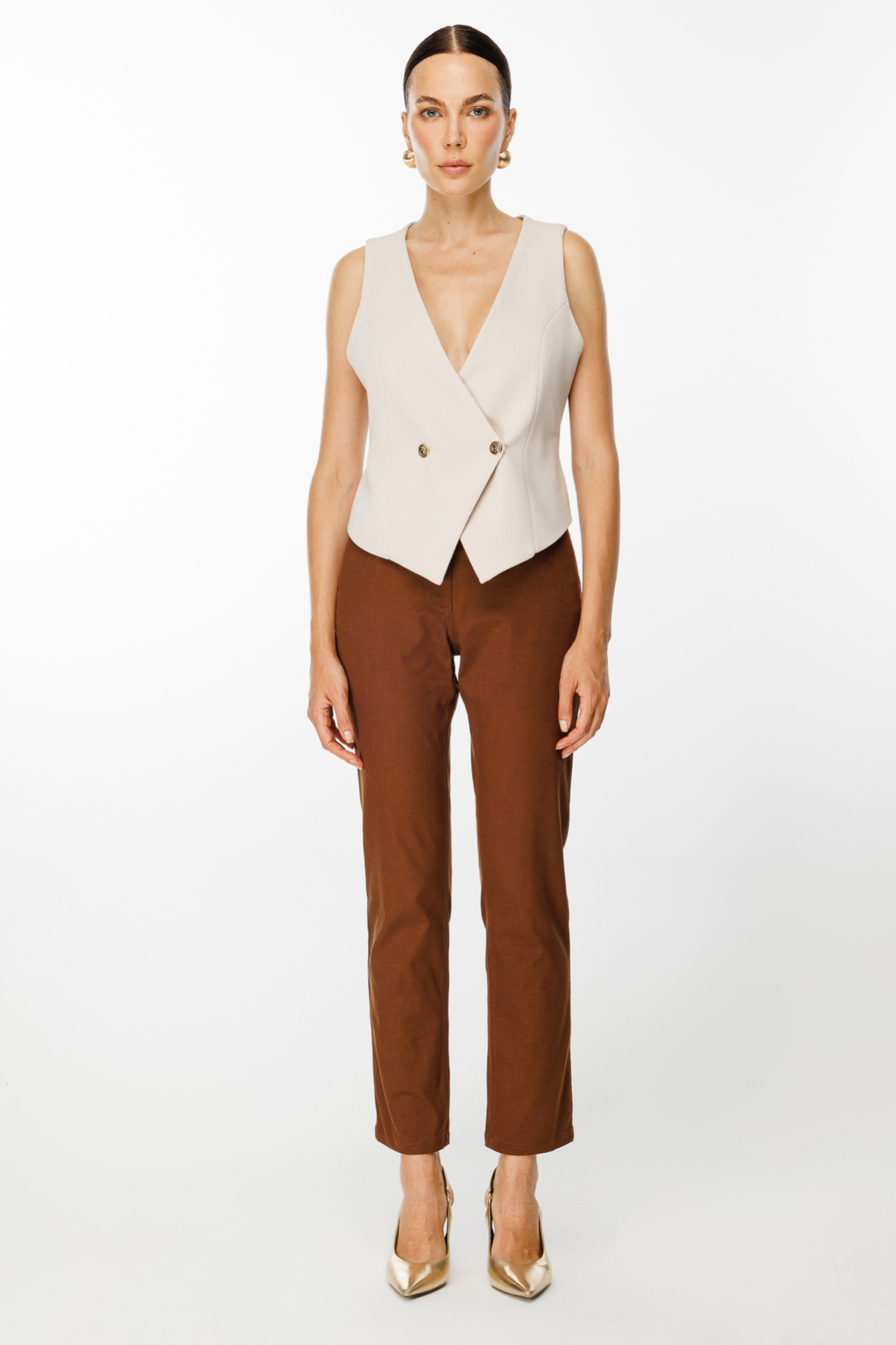 Ekol Kadın Regular Fit Pantolon - Minimalist Günlük Tarz