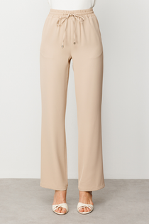Ekol Minimalist Oversize Kadın Pantolon - Yüksek Bel - Rahat