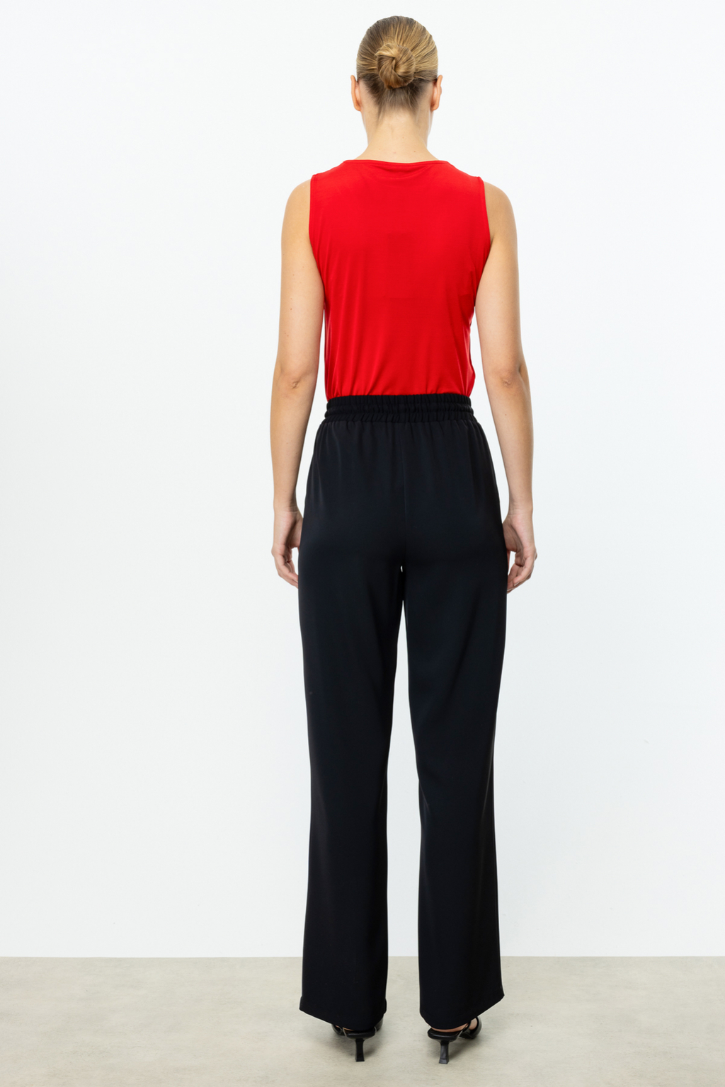 Ekol Minimalist Oversize Kadın Pantolon - Yüksek Bel - Rahat