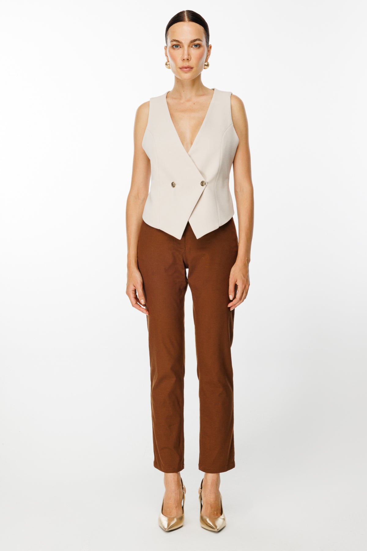 Ekol Kadın Regular Fit Pantolon - Minimalist Günlük Tarz
