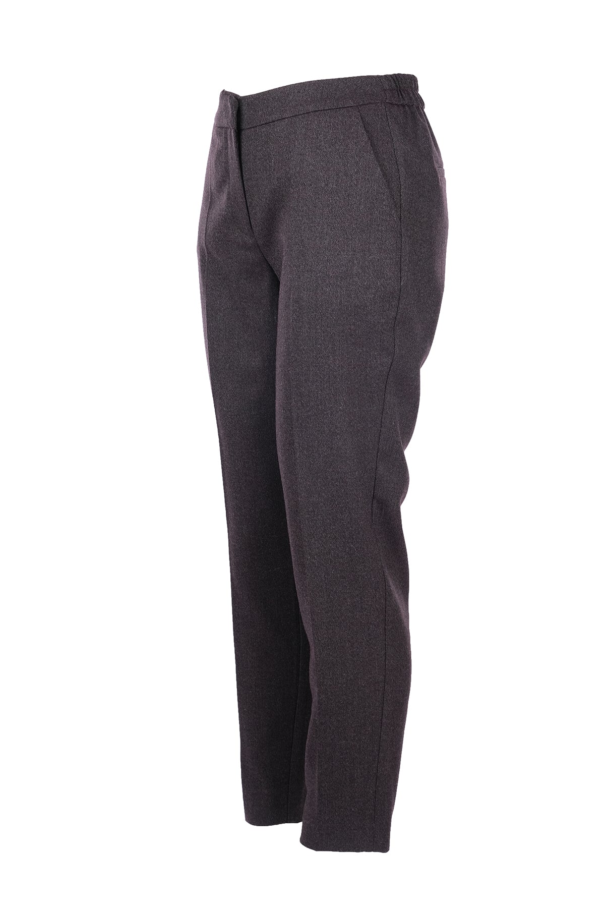 Ekol Minimalist Kadın Pantolon - Yüksek Bel Slim Fit Midi Secondary image