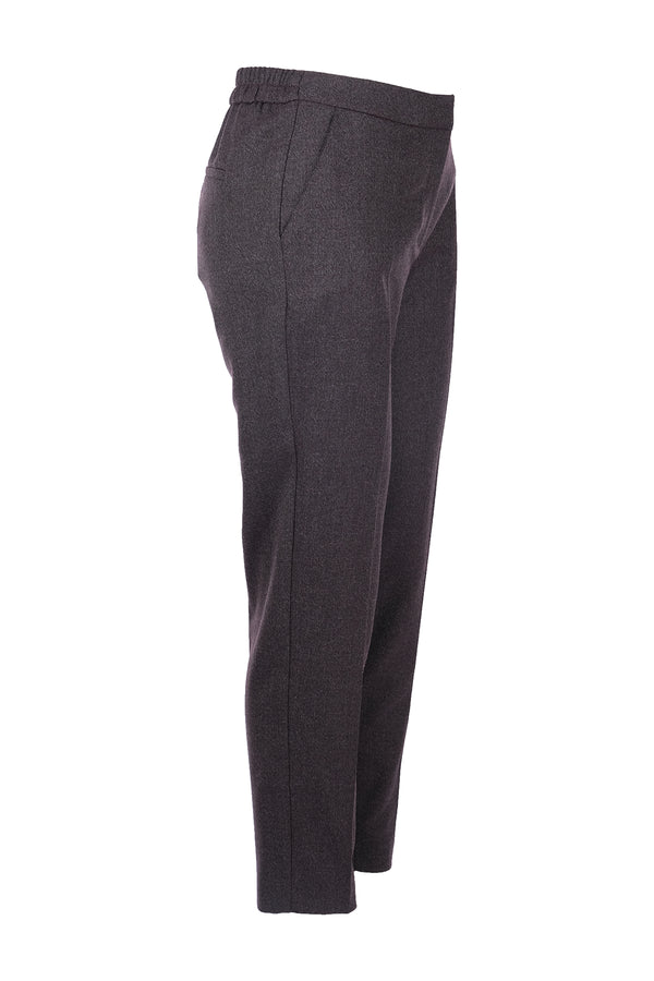Ekol Minimalist Kadın Pantolon - Yüksek Bel Slim Fit Midi