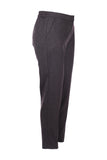 Ekol Minimalist Women's Trousers - High Waist Slim Fit Midi