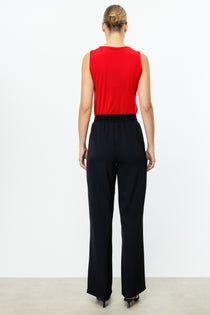 Ekol Minimalist Oversize Kadın Pantolon - Yüksek Bel - Rahat