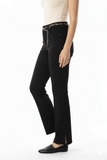 Ekol Slit Hem Pants with Chain Belt
