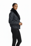 Ekol Fur-Trimmed Padded Jacket, Black.