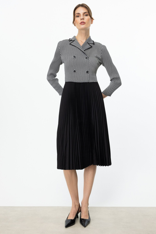 Ekol Maxi Dress with Decorative Buttons