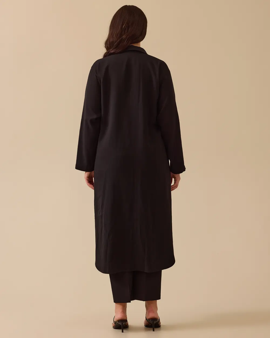 Plus Size Embroidered Button-Down Dress Gala-Xi