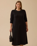 Plus size Gala-Xi dress with bejeweled collar detail