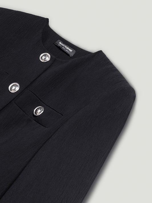 Vatkalı Mini Elbise Nocturne