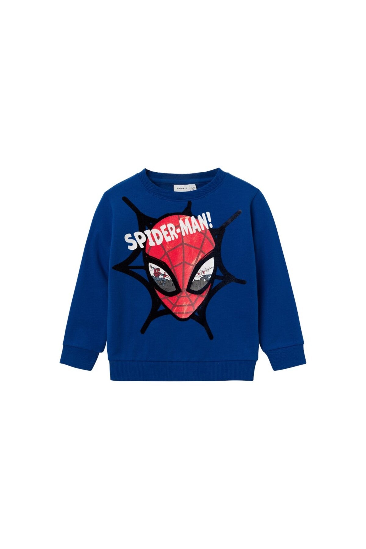 Erkek Çocuk Örümcek Adam Desenli Uzun Kol Sweatshirt-Günlük Kullanım Main image