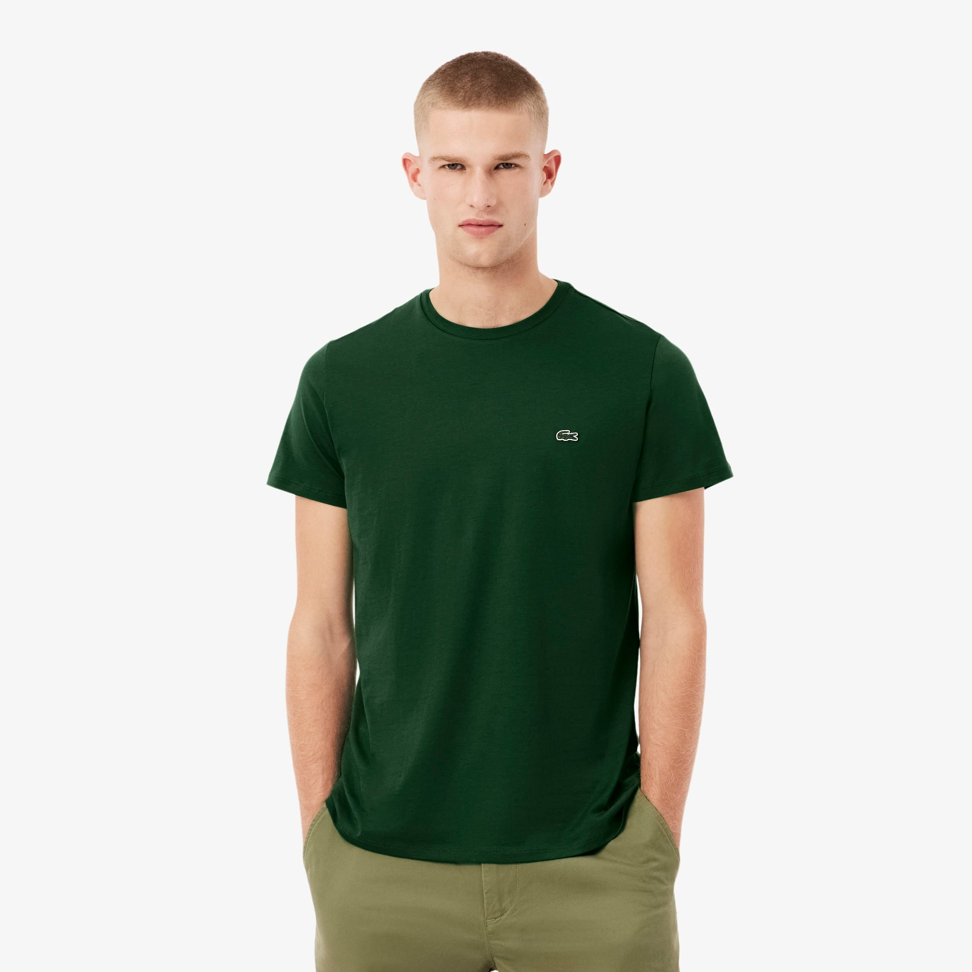 Erkek Regular Fit Bisiklet Yaka T-shirt LACOSTE Main image