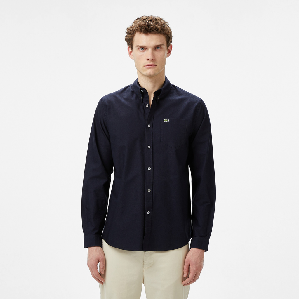 Erkek Regular Fit Düğmeli Yaka Gömlek LACOSTE