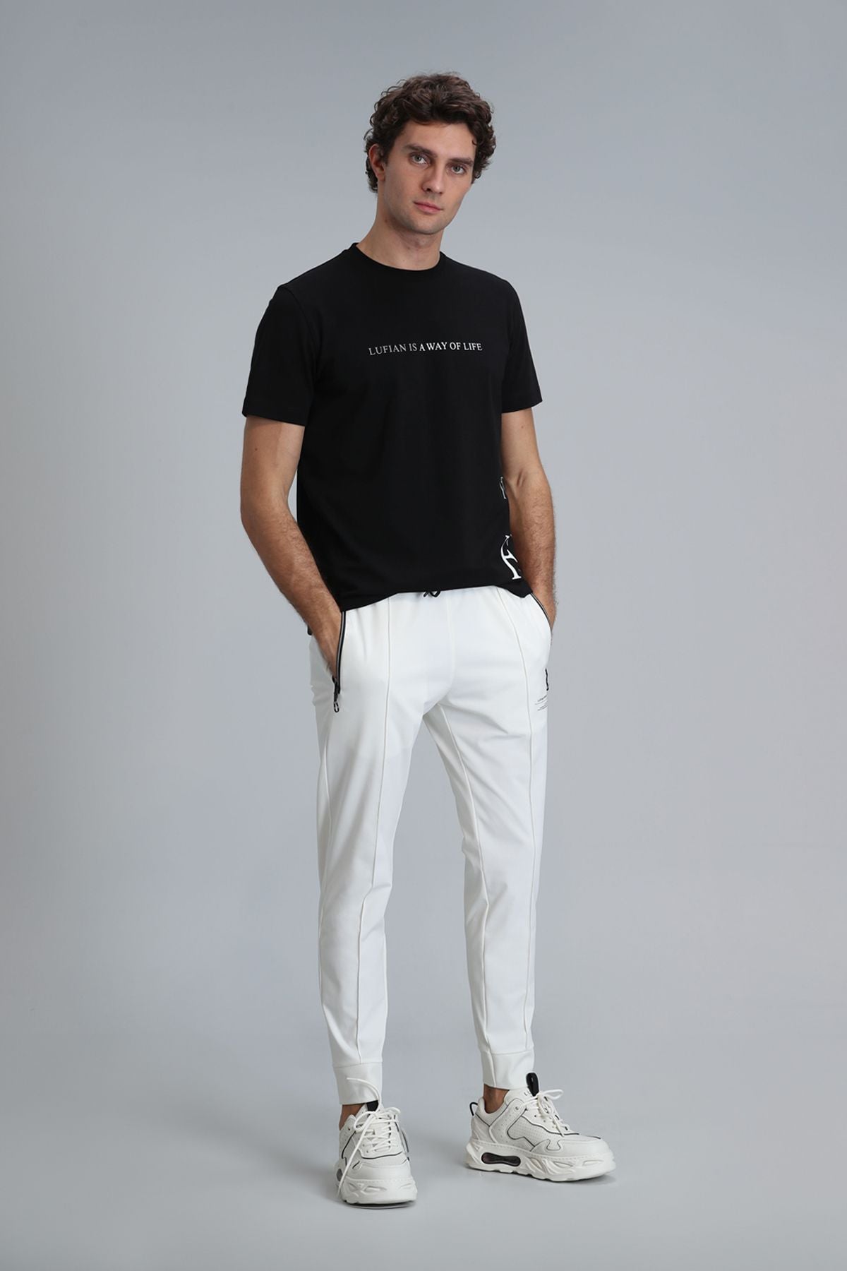 Lufian Oversize Minimalist Erkek Eşofman Altı - Günlük Spor
