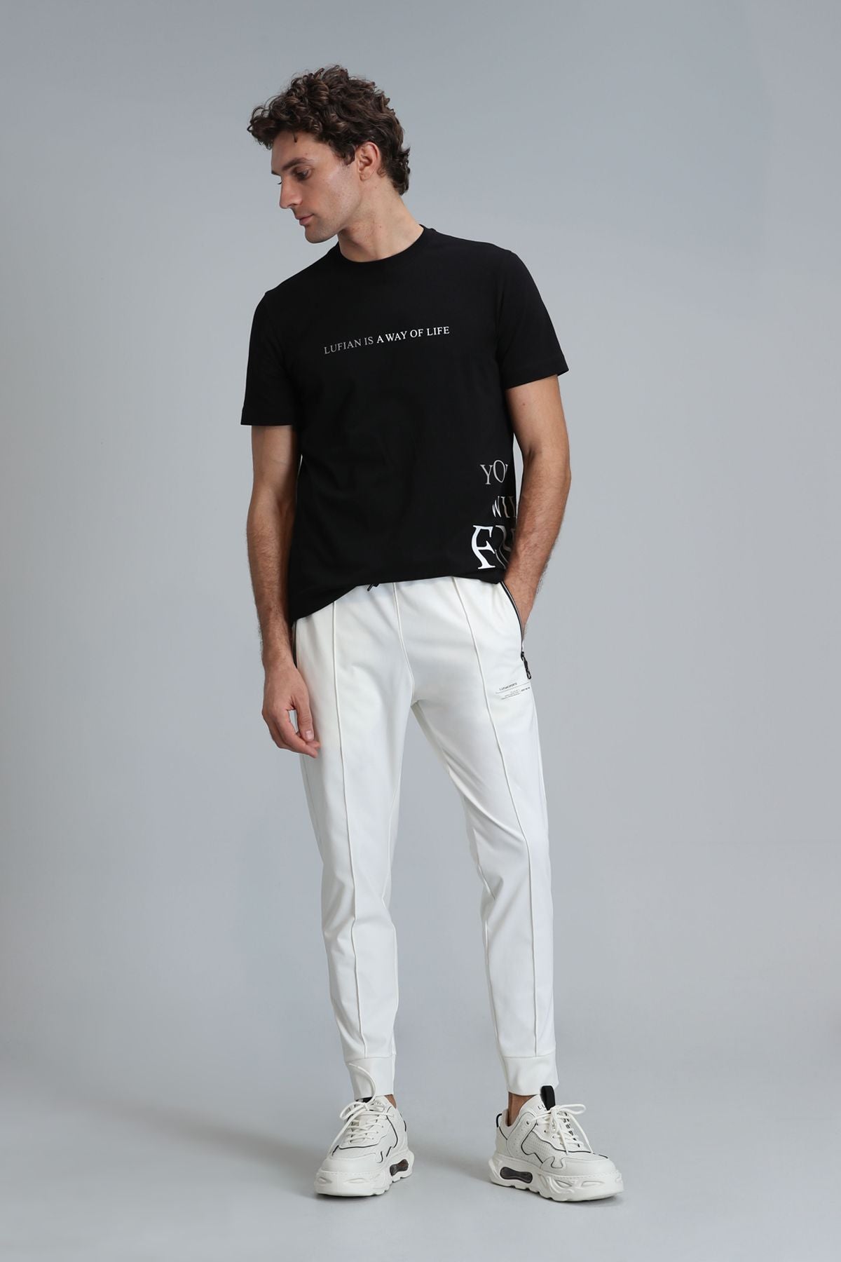 Lufian Oversize Minimalist Erkek Eşofman Altı - Günlük Spor