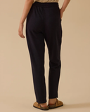 Elastic waist ankle length sweatpants Scl