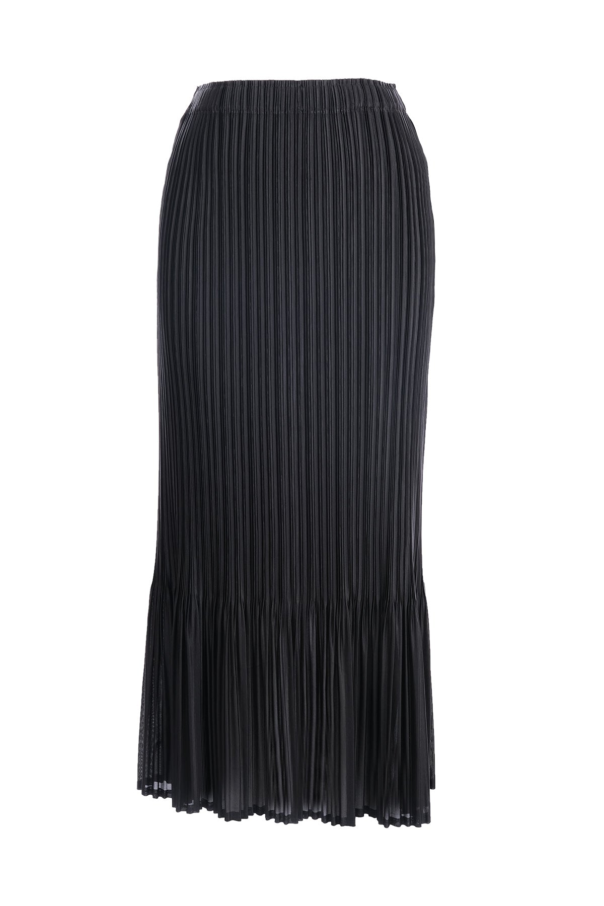 Ekol Pileli Midi Etek - Minimalist & Şık Günlük Stil