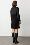 Ekol Button-Front Knee-Length Cashmere Skirt