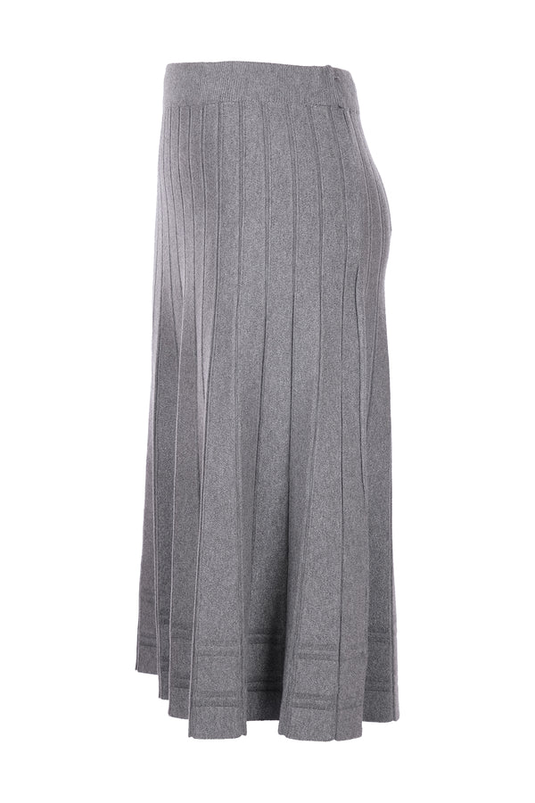 On Midi Pileli Triko Etek - Minimalist Stil