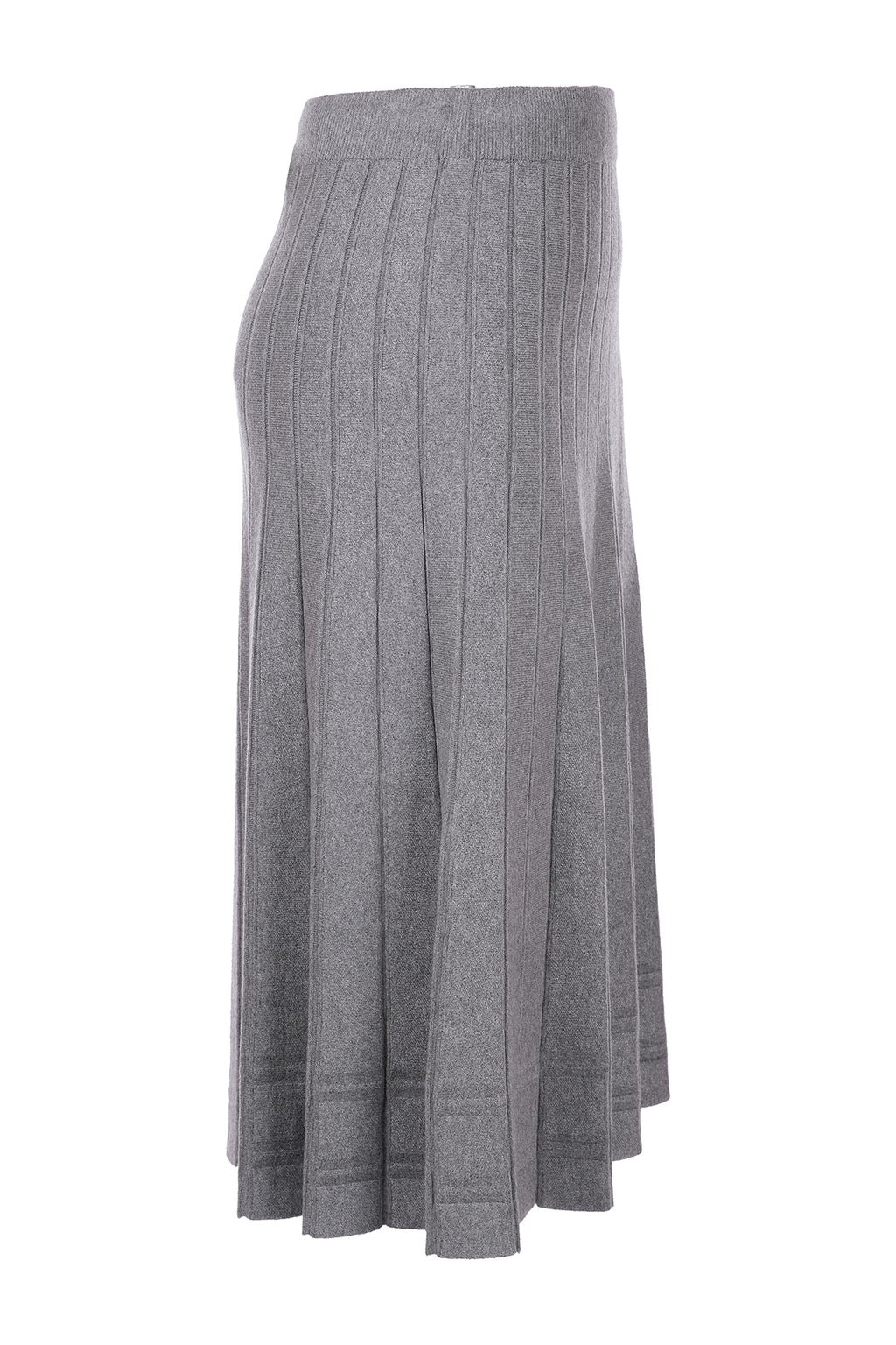 On Midi Pileli Triko Etek - Minimalist Stil