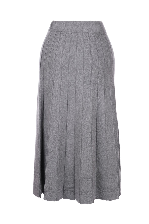 On Midi Pileli Triko Etek - Minimalist Stil