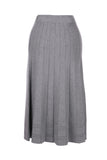 On Midi Pleated Knit Skirt - Minimalist Style