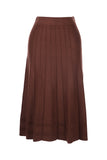 On Midi Pleated Knit Skirt - Minimalist Style