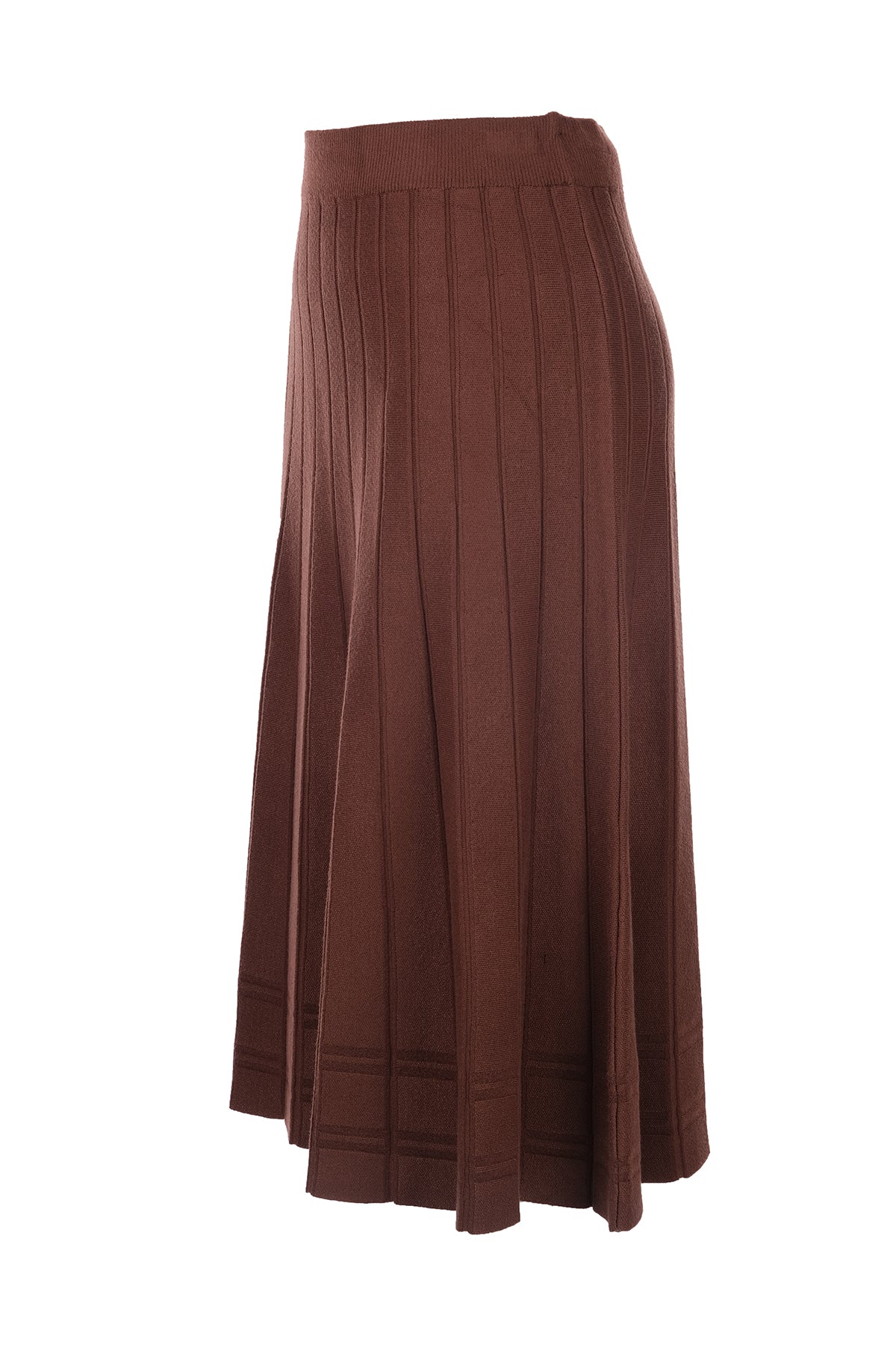 On Midi Pileli Triko Etek - Minimalist Stil