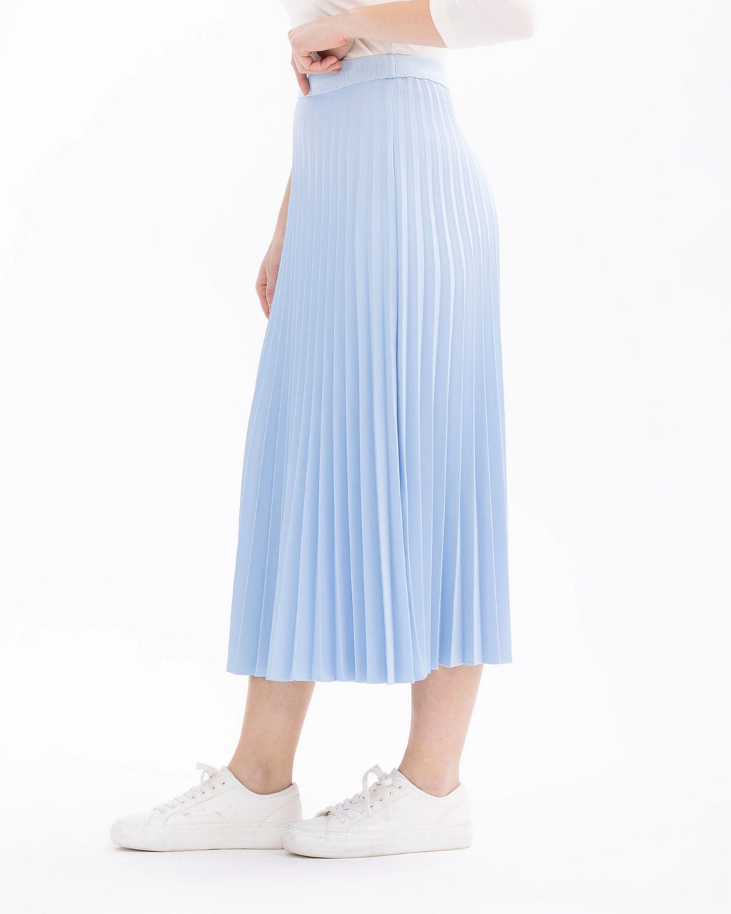SCL Midi Pileli Etek: Minimalist Günlük Stil - Şimdi Al!