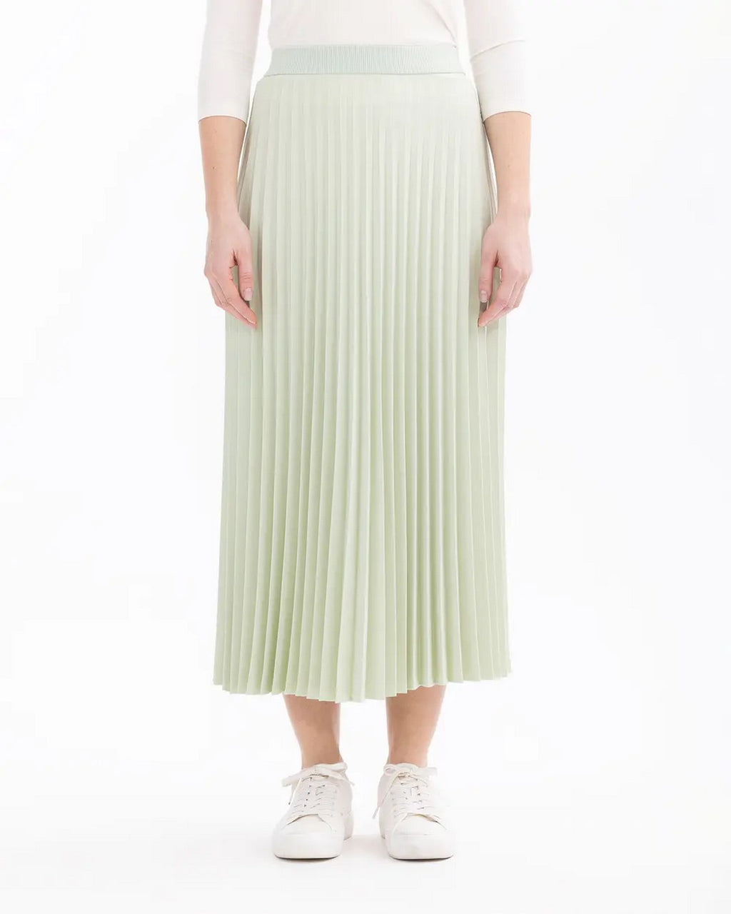 SCL Midi Pileli Etek: Minimalist Günlük Stil - Şimdi Al!